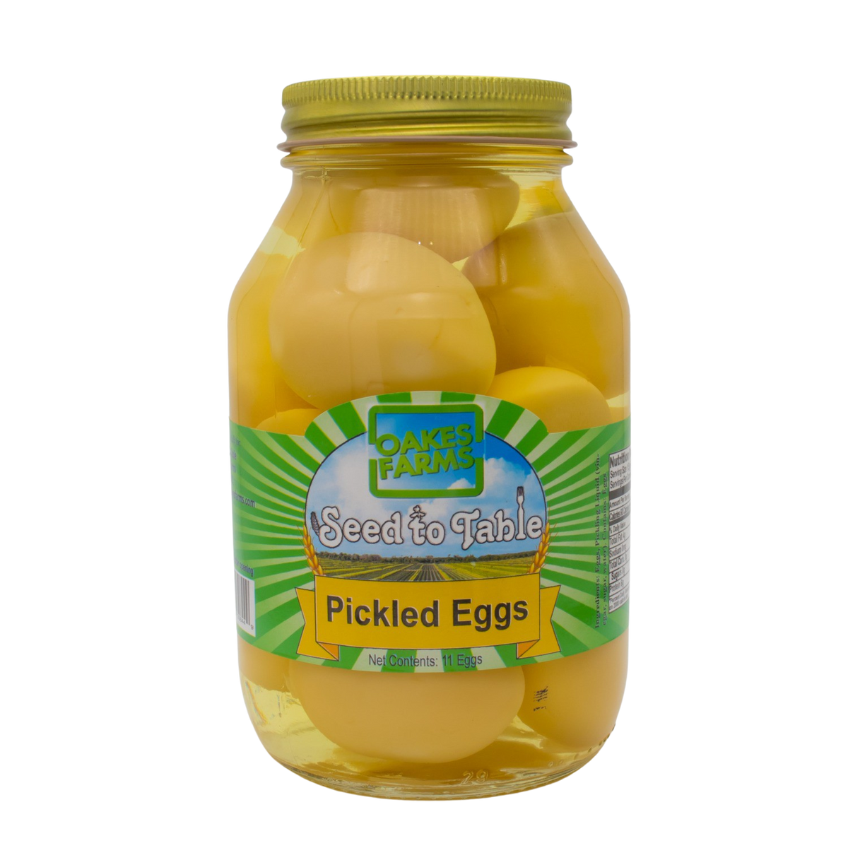 Pork King Good Salt and Vinegar Pickled Eggs 16oz jar – Stateside Crafts