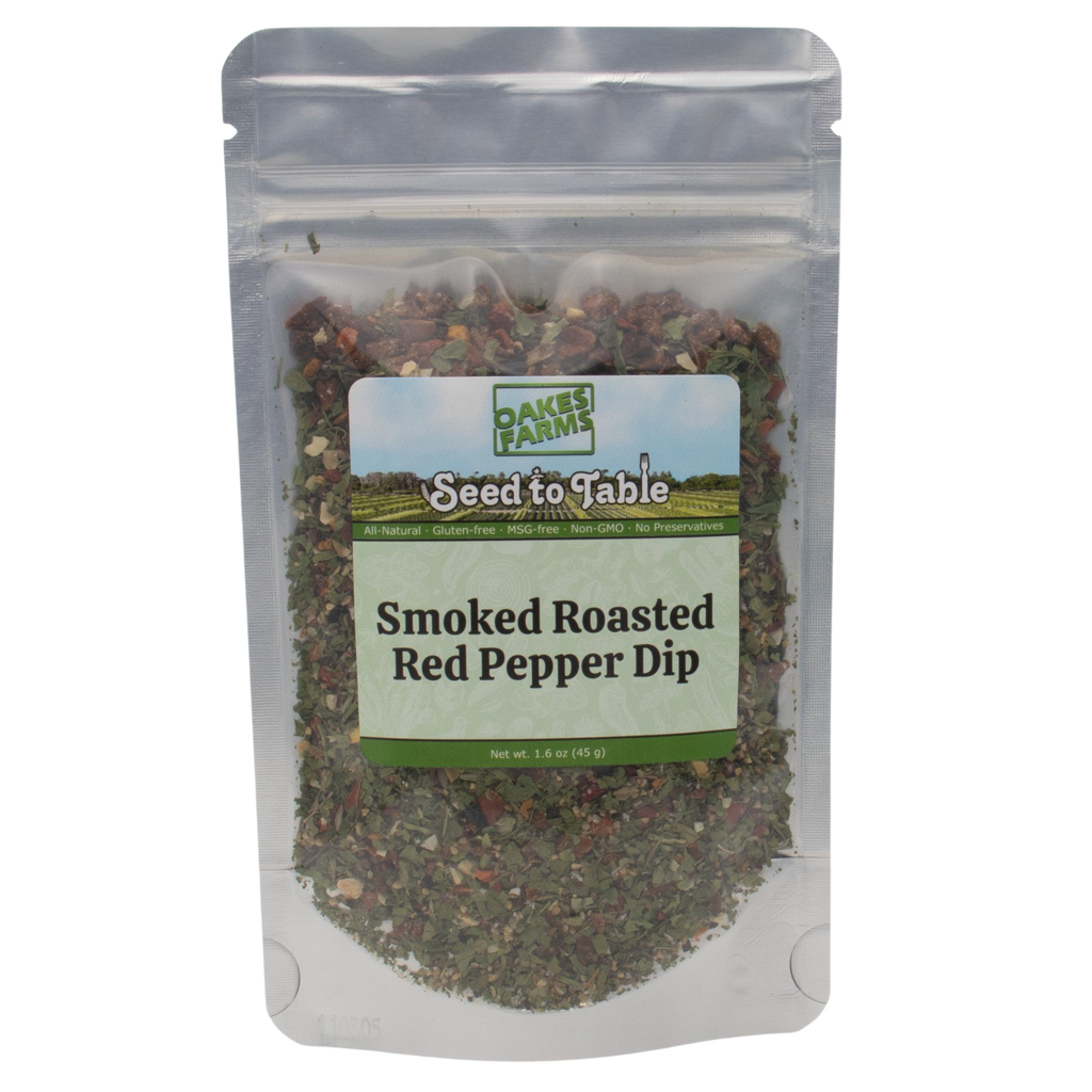 Smoked Roasted Red Pepper Dip - Seed to Table