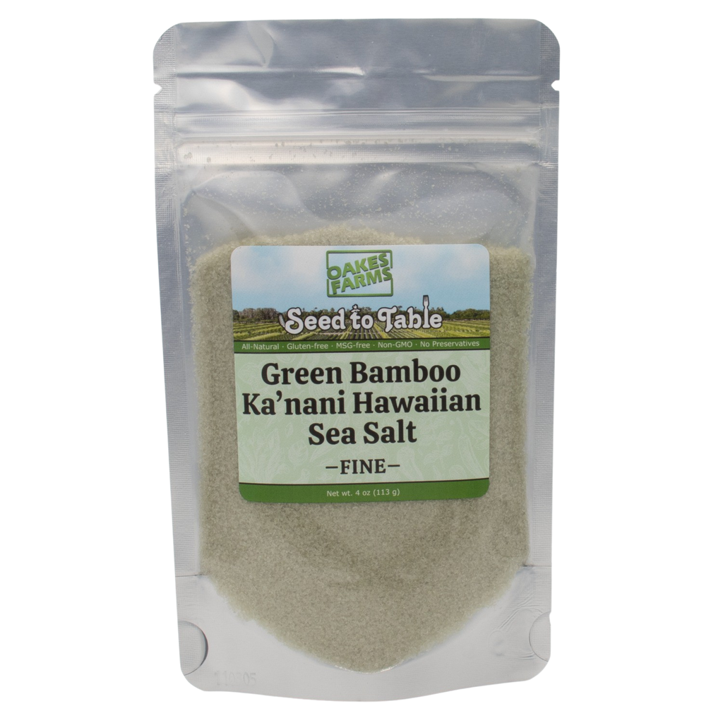 Green Bamboo Ka'nani Hawaiian Sea Salt Fine - Seed to Table
