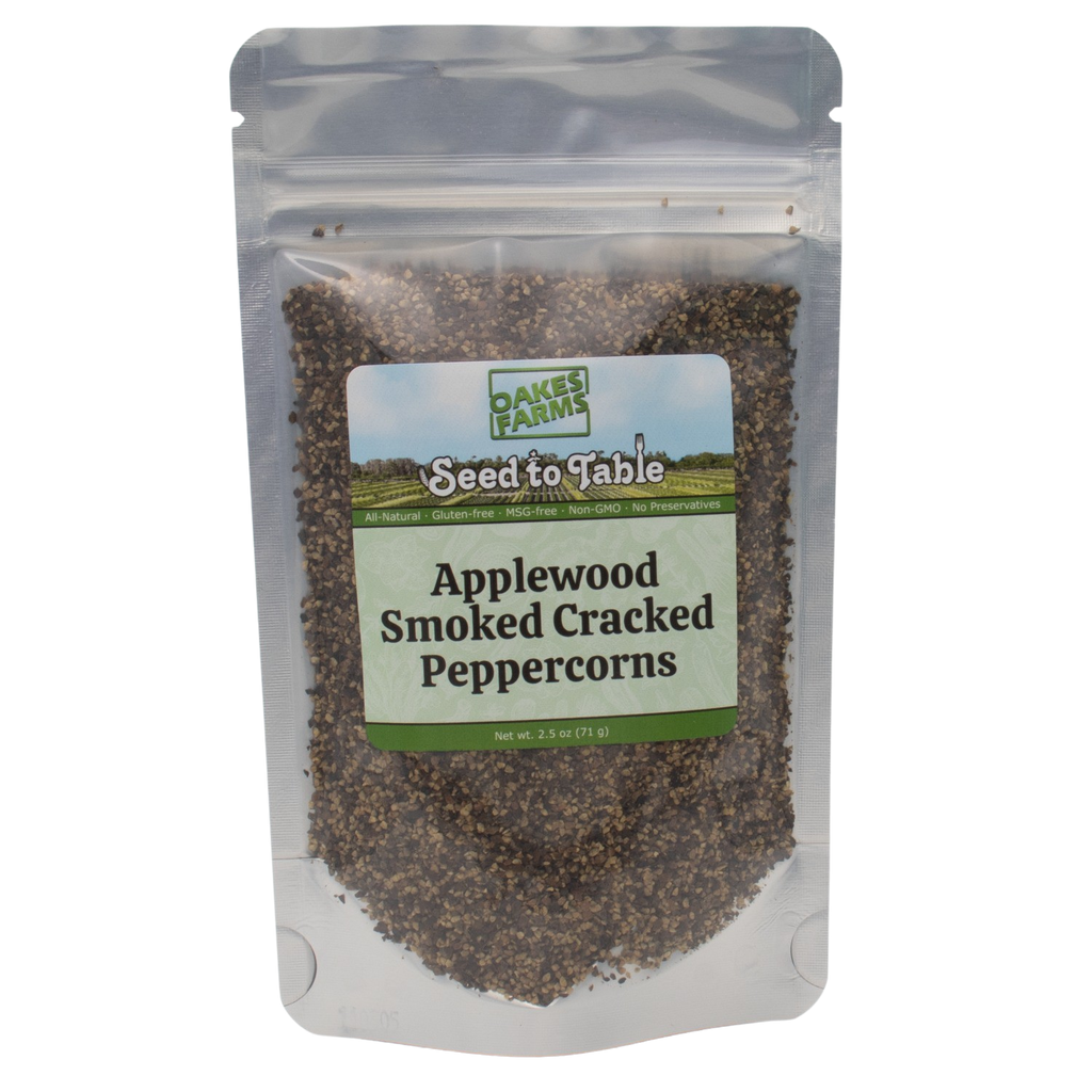 Applewood Smoked Cracked Peppercorns - Seed to Table