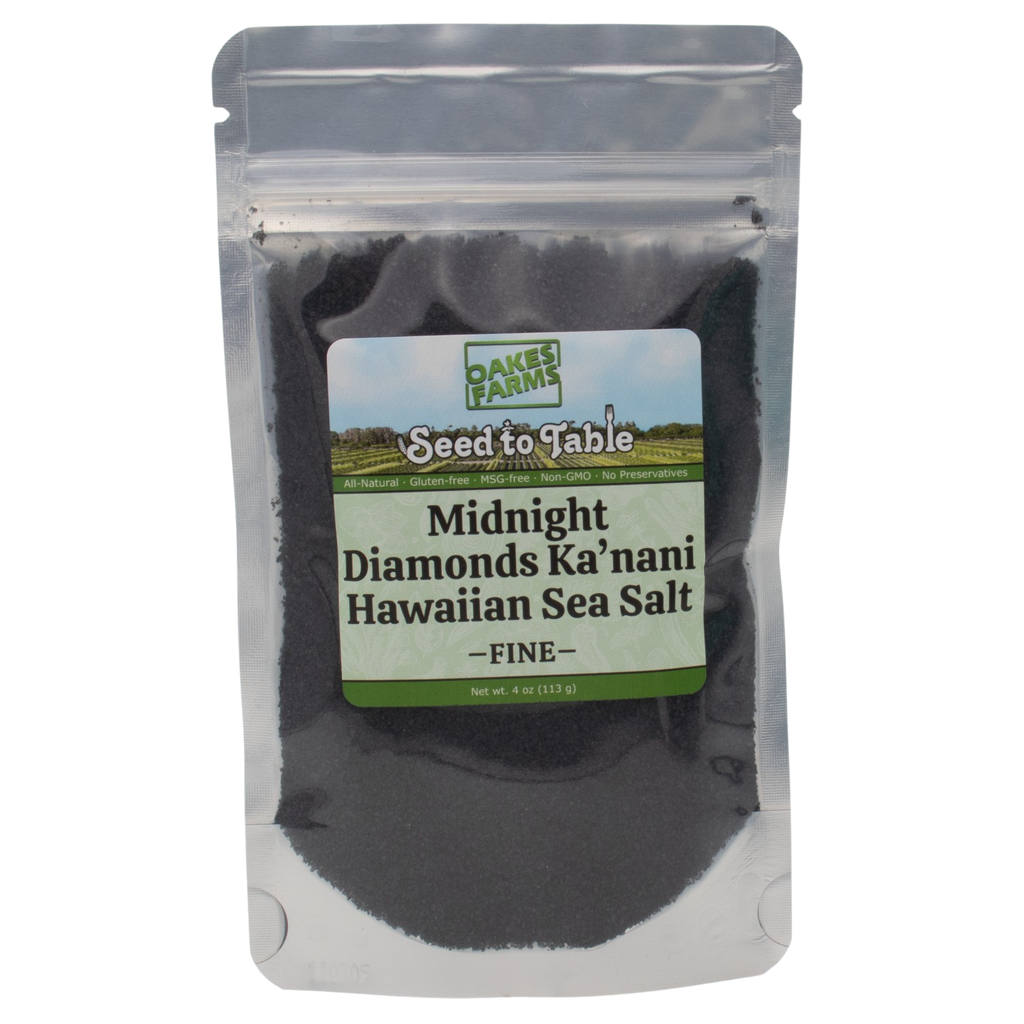 Midnight Diamonds Ka'nani Hawaiian Sea Salt Fine - Seed to Table
