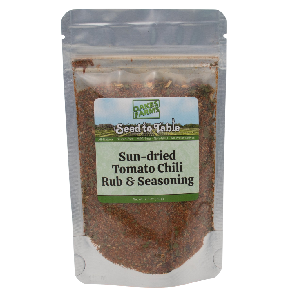 Sun-dried Tomato Chili Rub & Seasoning - Seed to Table