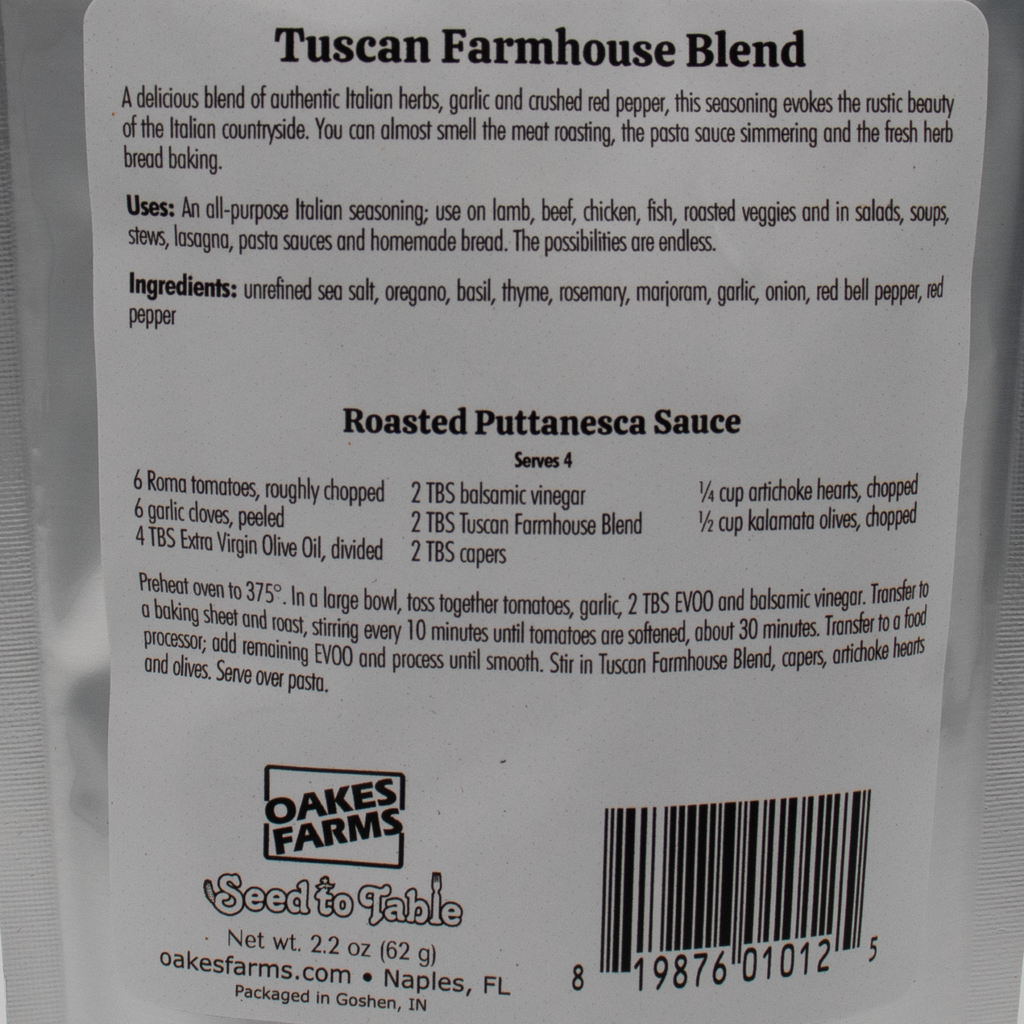 Tuscan Farmhouse Blend - Seed to Table