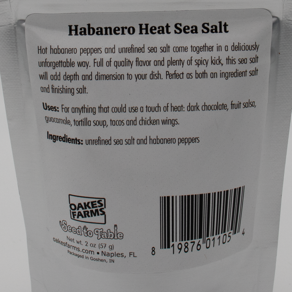 Habanero Heat Sea Salt - Seed to Table
