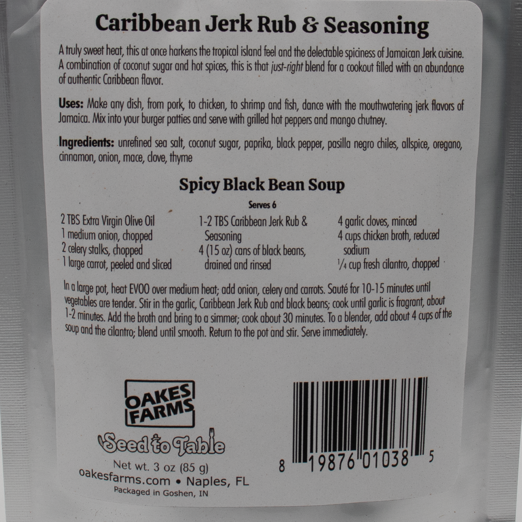 Caribbean Jerk Rub & Seasoning - Seed to Table
